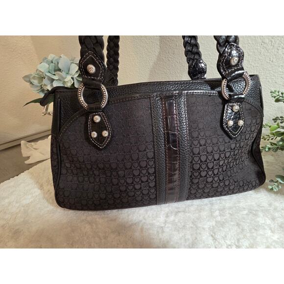 Brighton Moss Joanna Signature Mini Heart Bag- Retired - Picture 5 of 15